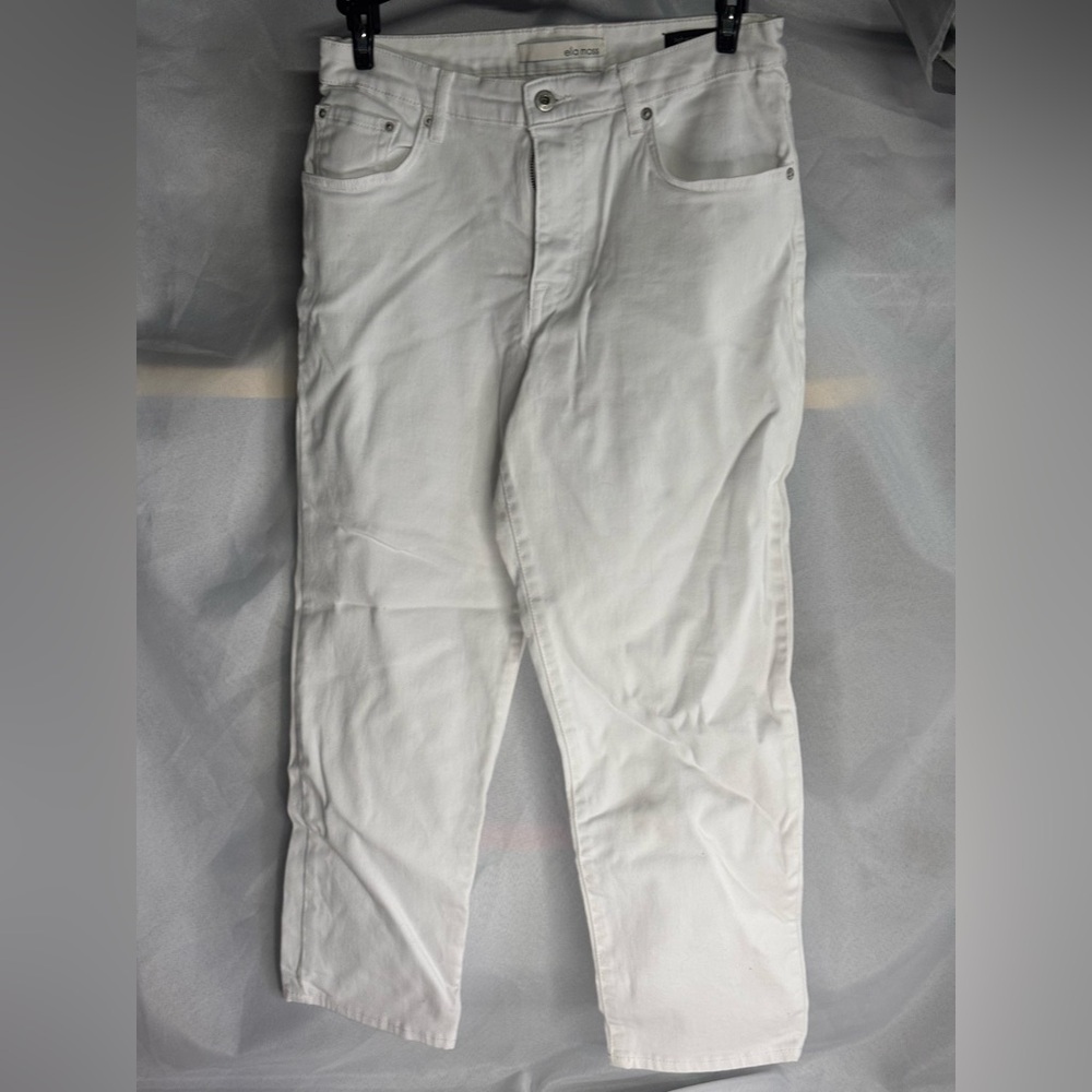 Ella Moss‎ Women's Cream Straight Leg Jeans